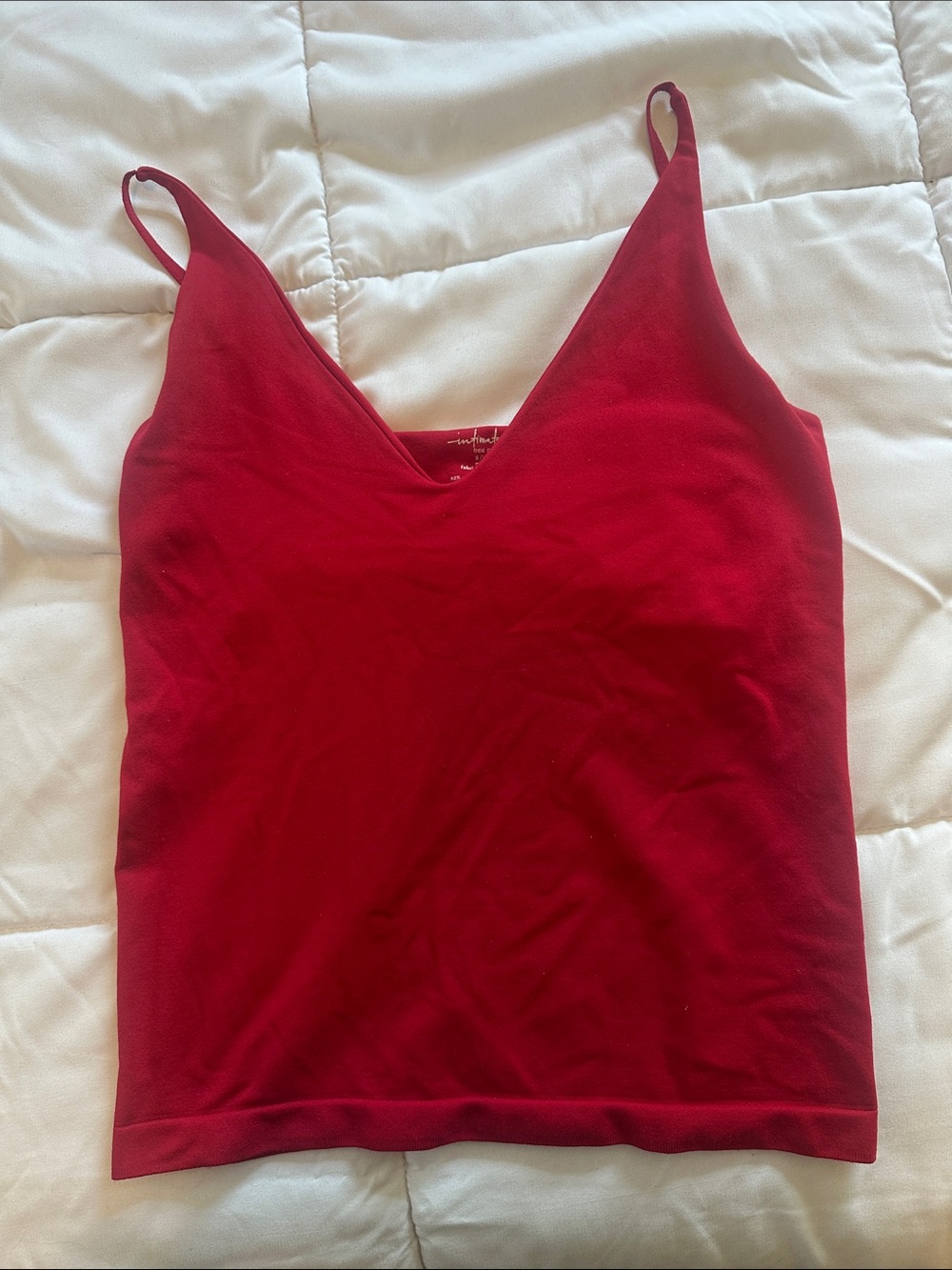 Free people intimately v-neck seamless tank